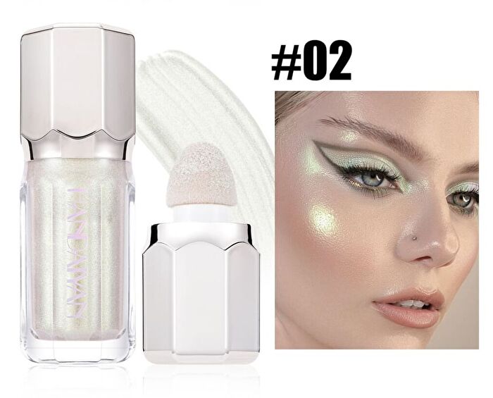 Pearlescent Liquid Highlighter - 3 Colors - 04# Pink - 7ml