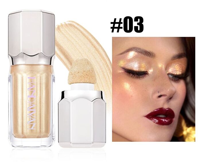 Pearlescent Liquid Highlighter - 3 Colors - 04# Pink - 7ml
