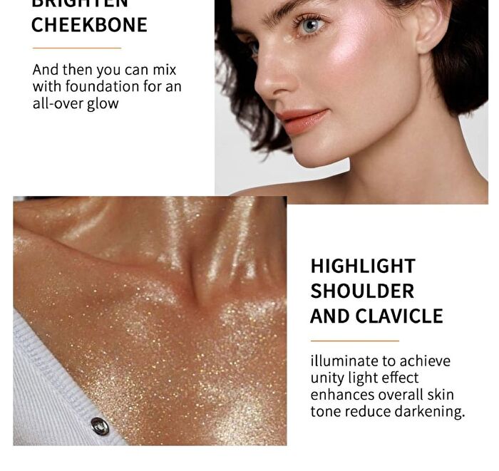 Pearlescent Liquid Highlighter - 3 Colors - 04# Pink - 7ml