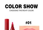 Dual-Ended Lip Gloss & Lip Liner - 5 Colors - 01# - 2pcs (3ml + 2.8ml)