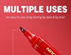 Dual-Ended Lip Gloss & Lip Liner - 5 Colors - 01# - 2pcs (3ml + 2.8ml)