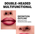 Dual-Ended Lip Gloss & Lip Liner - 5 Colors - 01# - 2pcs (3ml + 2.8ml)