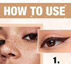 2-in-1 Freckle Stamp & Liquid Eyeliner Pen - 2 Colors - 01# - 3.6ml