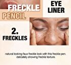 2-in-1 Freckle Stamp & Liquid Eyeliner Pen - 2 Colors - 01# - 3.6ml