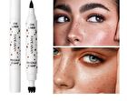 2-in-1 Freckle Stamp & Liquid Eyeliner Pen - 2 Colors - 01# - 3.6ml