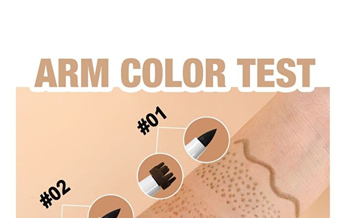 2-in-1 Freckle Stamp & Liquid Eyeliner Pen - 2 Colors - 01# - 3.6ml