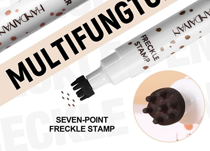 2-in-1 Freckle Stamp & Liquid Eyeliner Pen - 2 Colors - 01# - 3.6ml