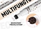 2-in-1 Freckle Stamp & Liquid Eyeliner Pen - 2 Colors - 01# - 3.6ml