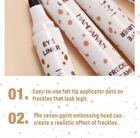 2-in-1 Freckle Stamp & Liquid Eyeliner Pen - 2 Colors - 01# - 3.6ml