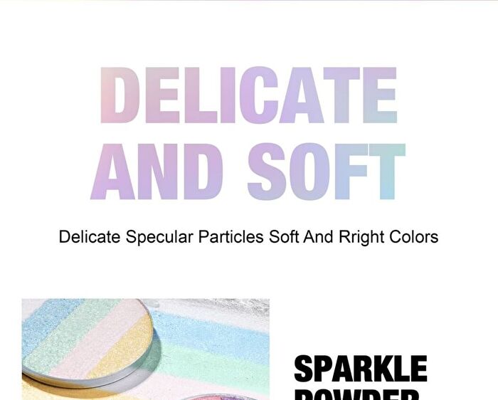 Multi-Chrome Shiny Eyeshadow - 3 Colors - 01# - 2.8g