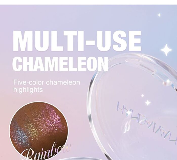 Multi-Chrome Shiny Eyeshadow - 3 Colors - 01# - 2.8g