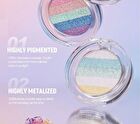 Multi-Chrome Shiny Eyeshadow - 3 Colors - 01# - 2.8g