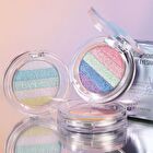 Multi-Chrome Shiny Eyeshadow - 3 Colors - 01# - 2.8g