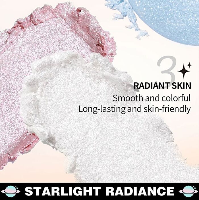 Starlight Radiance Chromatic Highlighter - 4 Colors - 01# White - 5.5g