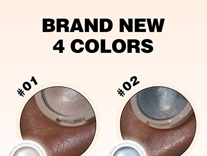 Starlight Radiance Chromatic Highlighter - 4 Colors - 01# White - 5.5g