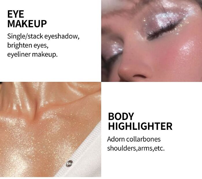 Starlight Radiance Chromatic Highlighter - 4 Colors - 01# White - 5.5g