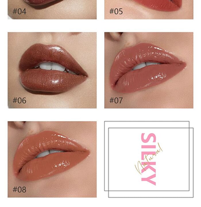 Non-Stick Cup Mirror Glare Lip Gloss - 16 Colors - 02# - 3.5g