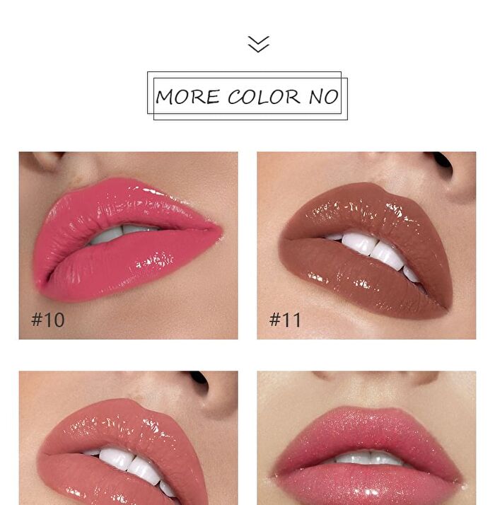 Non-Stick Cup Mirror Glare Lip Gloss - 16 Colors - 02# - 3.5g