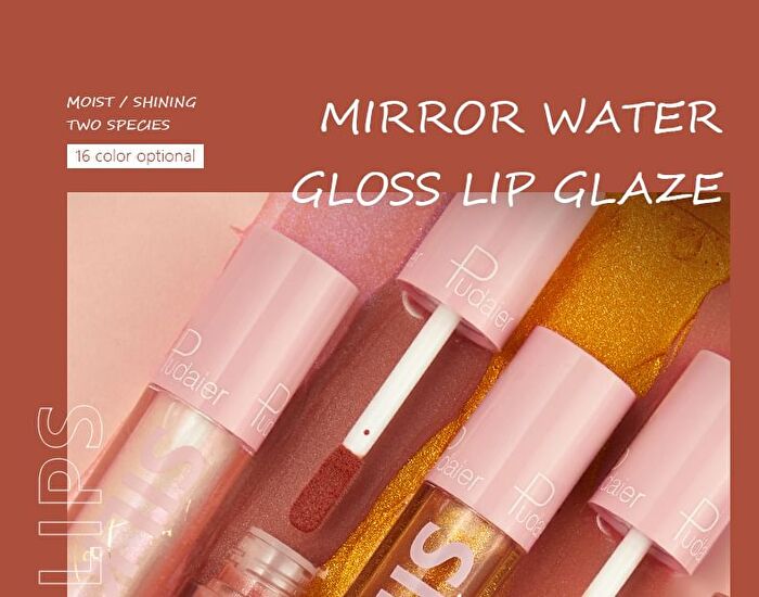 Non-Stick Cup Mirror Glare Lip Gloss - 16 Colors - 02# - 3.5g