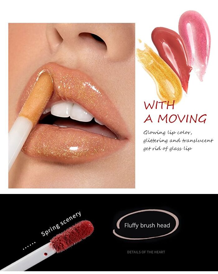 Non-Stick Cup Mirror Glare Lip Gloss - 16 Colors - 02# - 3.5g
