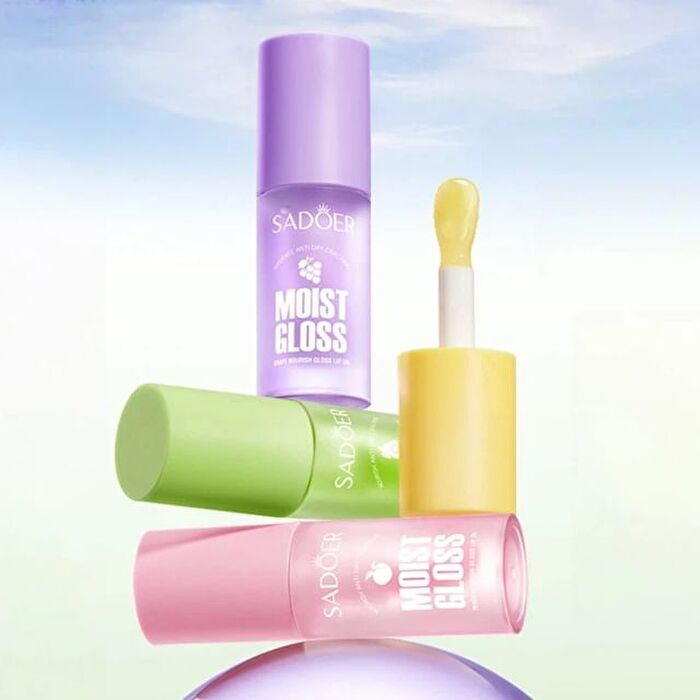 Sadoer Avocado Nourish Hydrate Lip Oil - 4 Colors - Peach - 4.5g