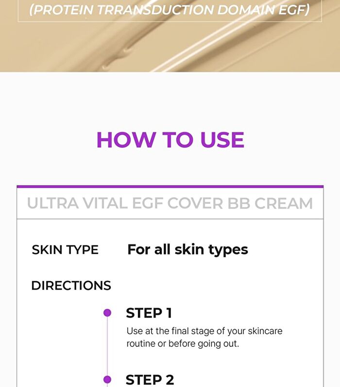EGF Cover BB Cream - 30ml