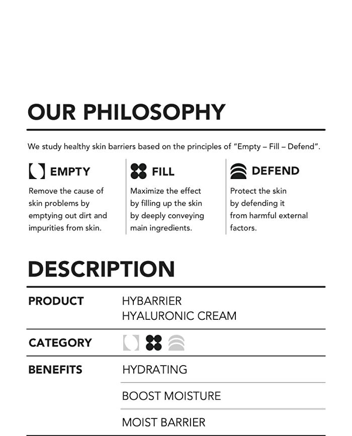 Hybarrier Hyaluronic Cream Jumbo - 100ml