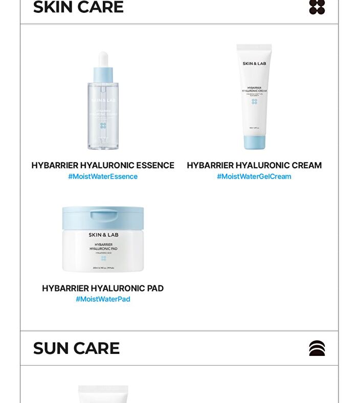 Skin&lab Hybarrier Hyaluronic Pad - 70 pads