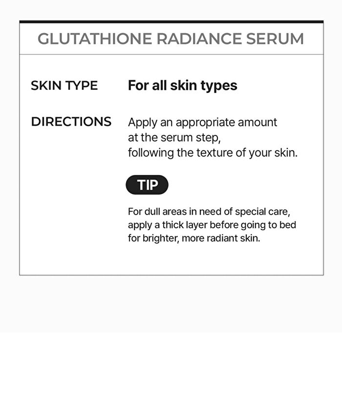 Glutathione Radiance Serum - 30ml