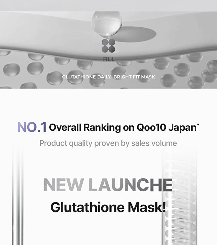 Glutathione Daily Bright Fit Mask - 30 sheets
