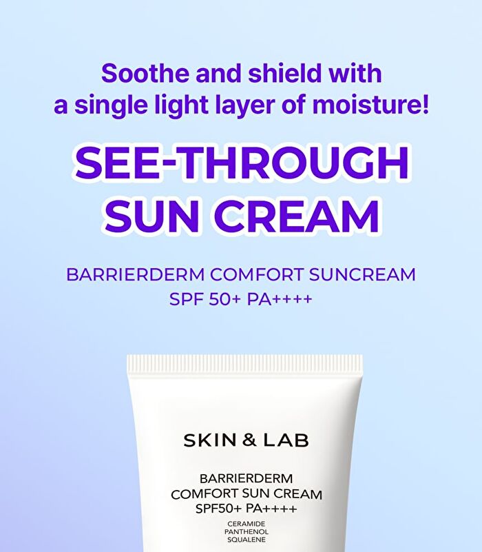 Skin&lab Barrierderm Comfort Sun Cream - 50ml