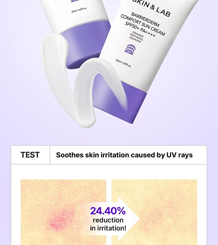 Skin&lab Barrierderm Comfort Sun Cream - 50ml