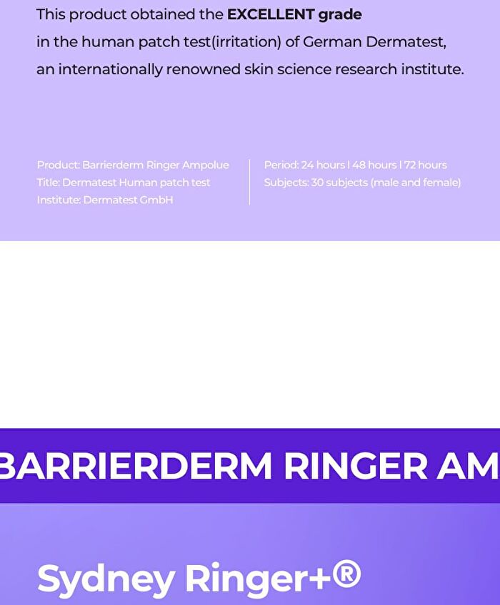 Barrierderm Ringer Ampoule - 70ml