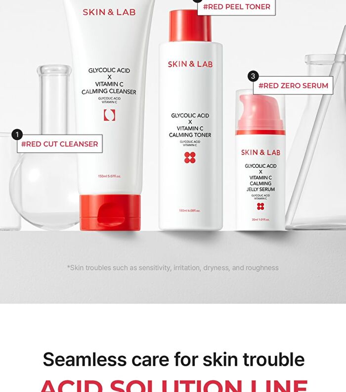 Glycolic Acid X Vitamin C Calming Toner - 180ml