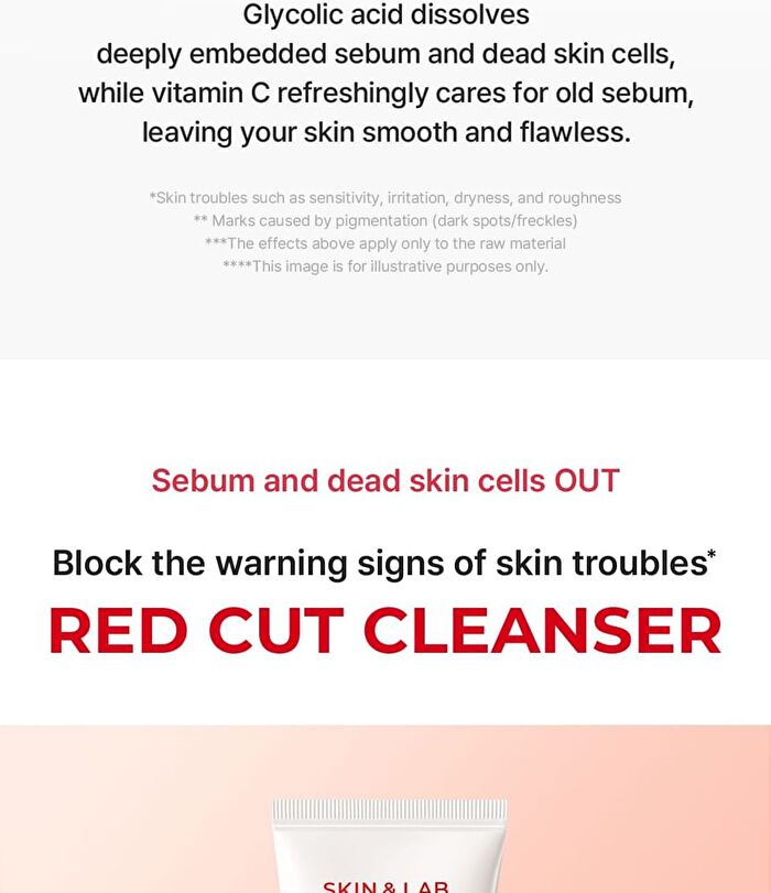 Skin&lab Glycolic Acid X Vitamin C Calming Cleanser - 150ml