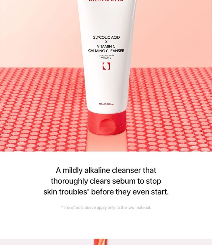 Skin&lab Glycolic Acid X Vitamin C Calming Cleanser - 150ml