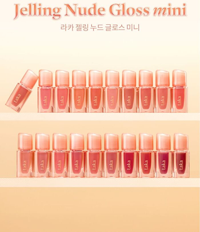 Jelling Nude Gloss Mini - 20 Colors - #308 Rosa Ring