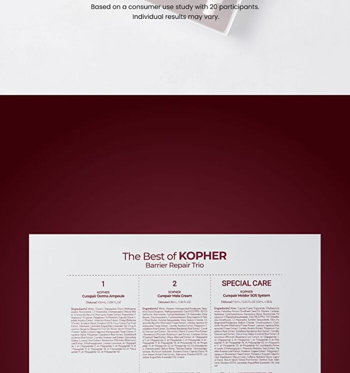 Kopher The Best of KOPHER Barrier Repair Trio Set - 3 pcs