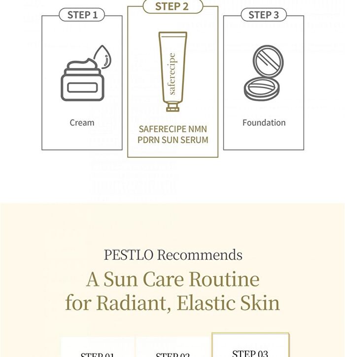 Pestlo Saferecipe NMN PDRN Sun Serum - 50ml