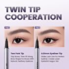 Duo Liquid Eyeline And Brow Pen - 2 Colors - #BK01 Natural Black - 0.4g