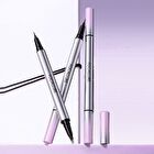 Focallure Duo Liquid Eyeline And Brow Pen - 2 Colors - #BR01 Chocolate Brown - 0.4g