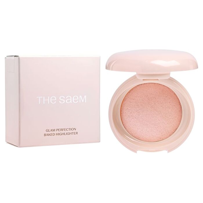 Glam Perfection Baked Highlighter - 4 Colors - #PK02 Baby Berry Beam