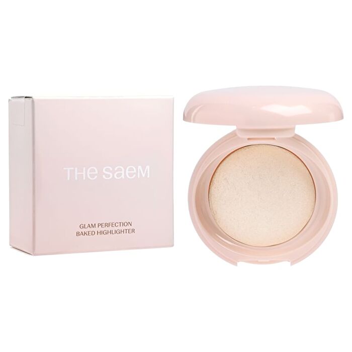 Glam Perfection Baked Highlighter - 4 Colors - #WH01 Frosty Shell