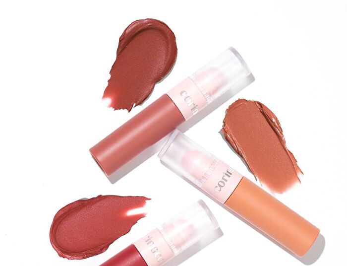 Coringco Topping Tip Velvet Lip Tint - 5 Colors - #V01 Peanut Butter