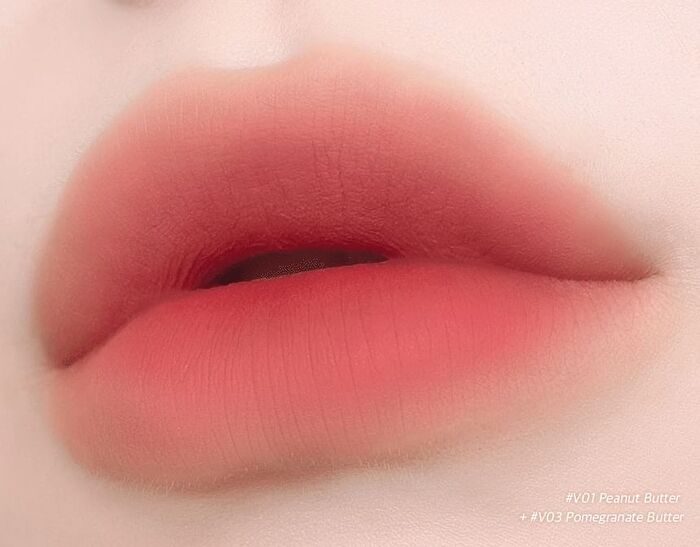 Coringco Topping Tip Velvet Lip Tint - 5 Colors - #V02 Rose Butter