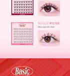 Toktok-Hara No Glue Eyelash Long Version - 4 Types - #Cherry Coke