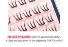 Toktok-Hara No Glue Eyelash Long Version - 4 Types - #Cherry Coke