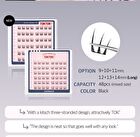 Toktok-Hara No Glue Eyelash Long Version - 4 Types - #Cherry Coke