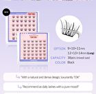 Toktok-Hara No Glue Eyelash Long Version - 4 Types - #Cherry Coke
