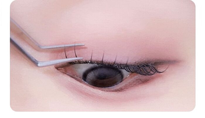 Toktok-Hara No Glue Eyelash Long Version - 4 Types - #Cherry Coke